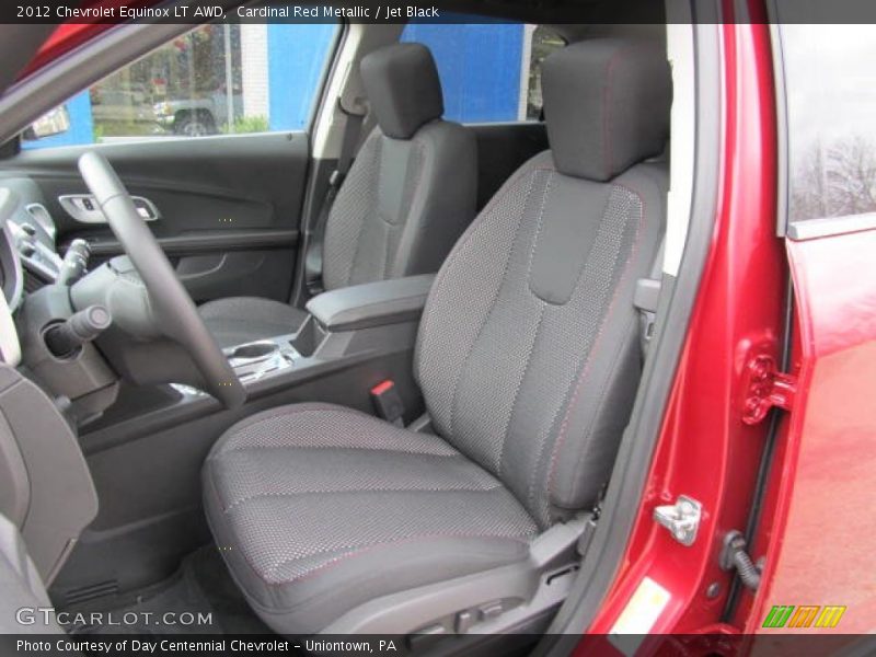 Cardinal Red Metallic / Jet Black 2012 Chevrolet Equinox LT AWD