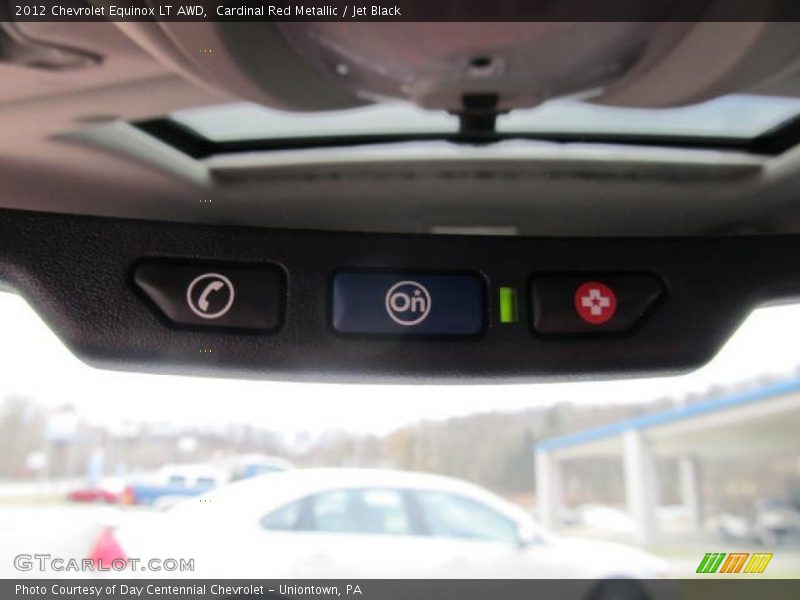 Cardinal Red Metallic / Jet Black 2012 Chevrolet Equinox LT AWD