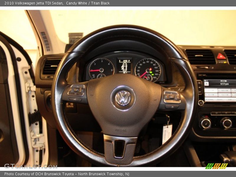 Candy White / Titan Black 2010 Volkswagen Jetta TDI Sedan