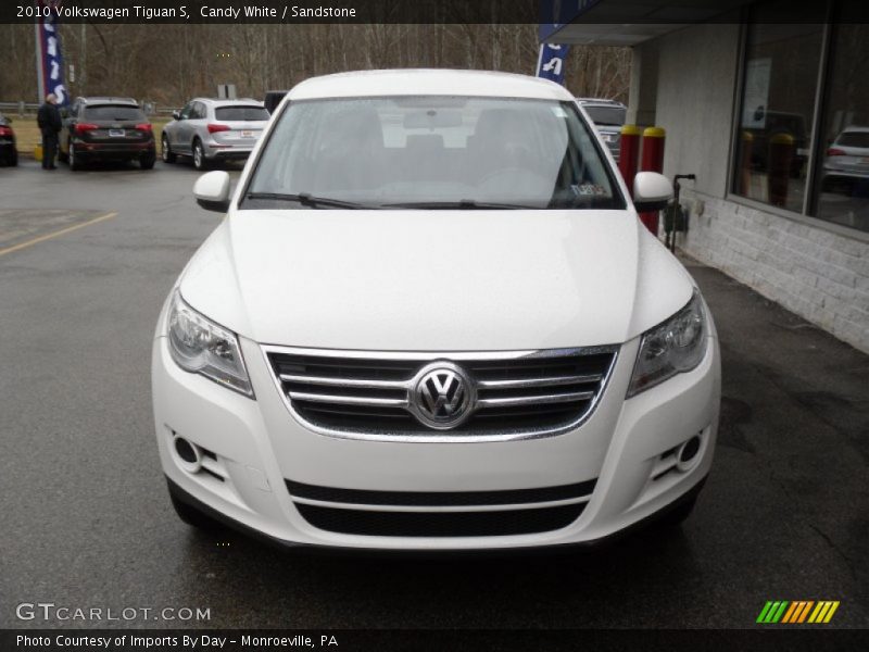 Candy White / Sandstone 2010 Volkswagen Tiguan S