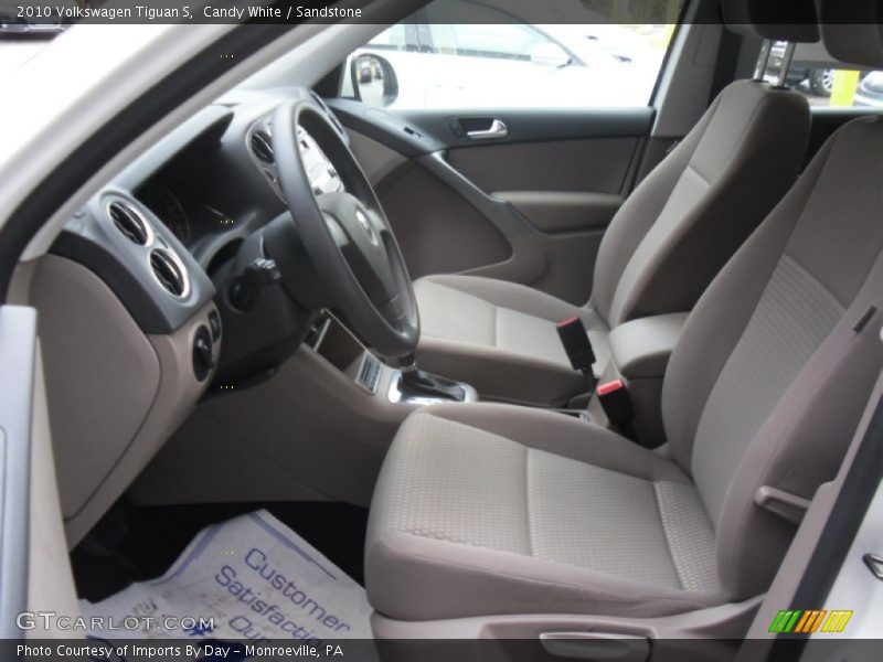 Candy White / Sandstone 2010 Volkswagen Tiguan S