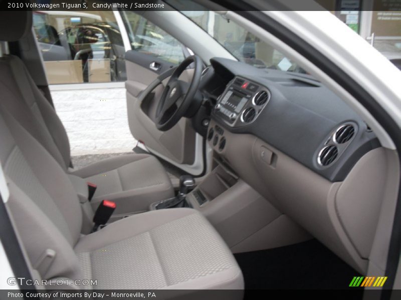 Candy White / Sandstone 2010 Volkswagen Tiguan S