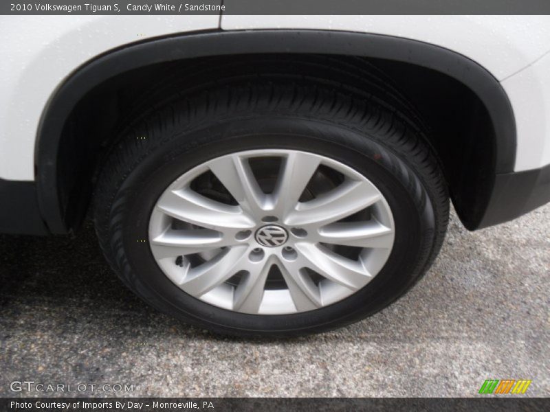 Candy White / Sandstone 2010 Volkswagen Tiguan S