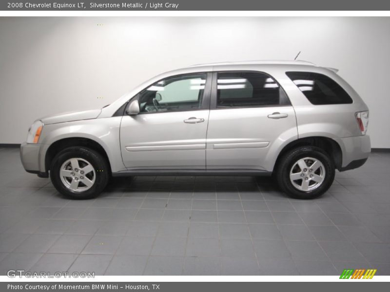 Silverstone Metallic / Light Gray 2008 Chevrolet Equinox LT