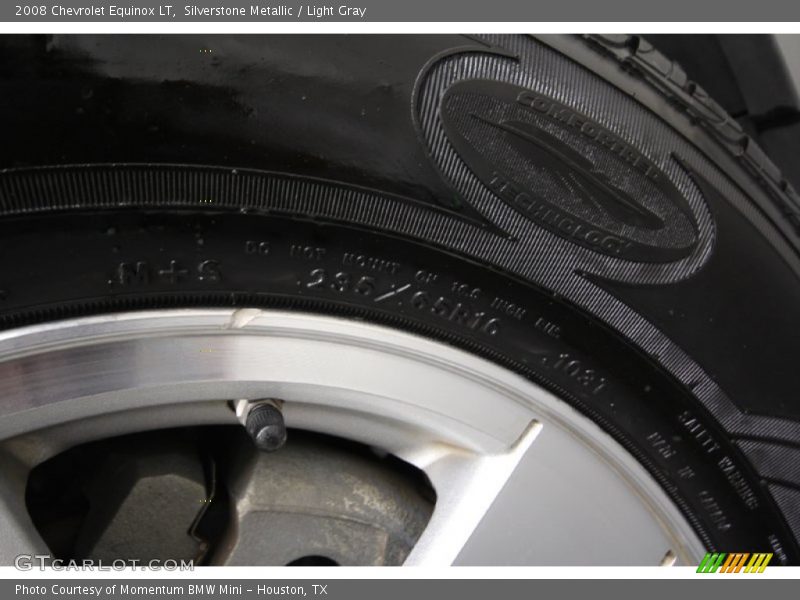 Silverstone Metallic / Light Gray 2008 Chevrolet Equinox LT