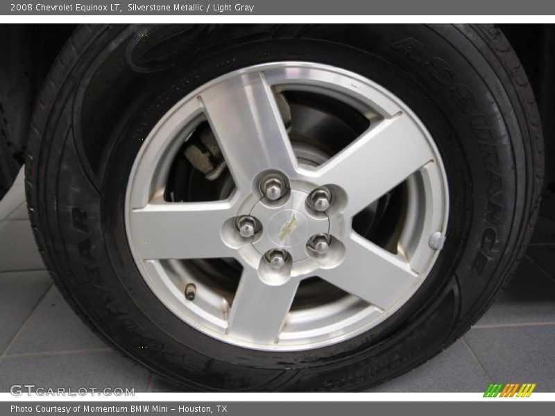 Silverstone Metallic / Light Gray 2008 Chevrolet Equinox LT