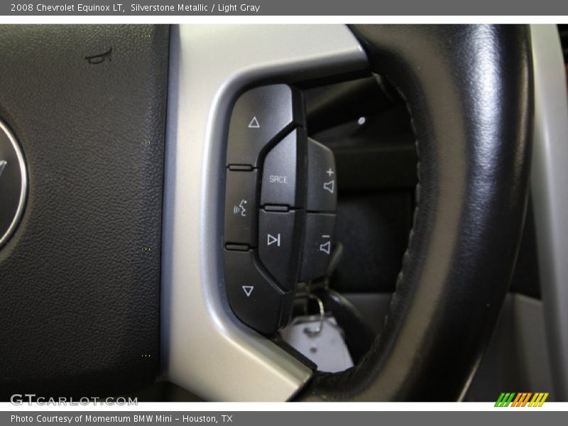 Silverstone Metallic / Light Gray 2008 Chevrolet Equinox LT