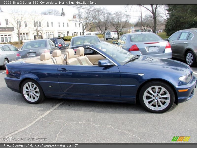Mystic Blue Metallic / Sand 2006 BMW 3 Series 330i Convertible