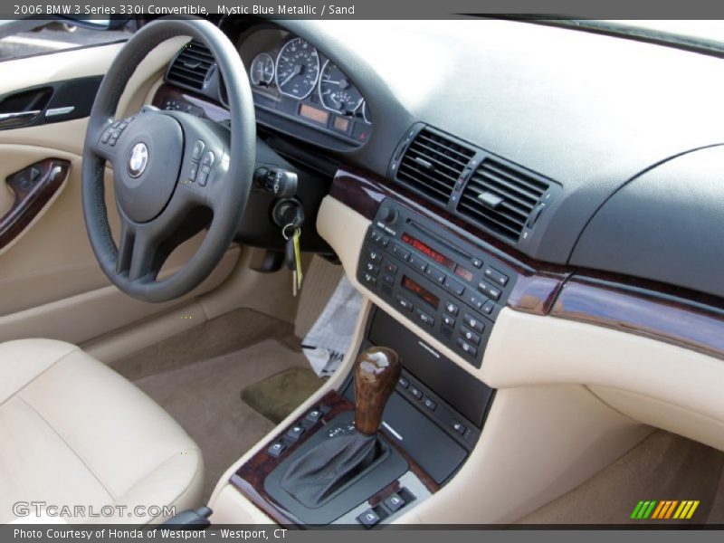 Mystic Blue Metallic / Sand 2006 BMW 3 Series 330i Convertible