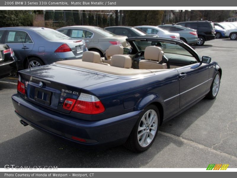 Mystic Blue Metallic / Sand 2006 BMW 3 Series 330i Convertible