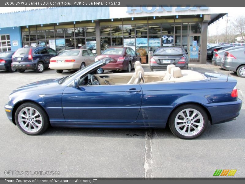 Mystic Blue Metallic / Sand 2006 BMW 3 Series 330i Convertible