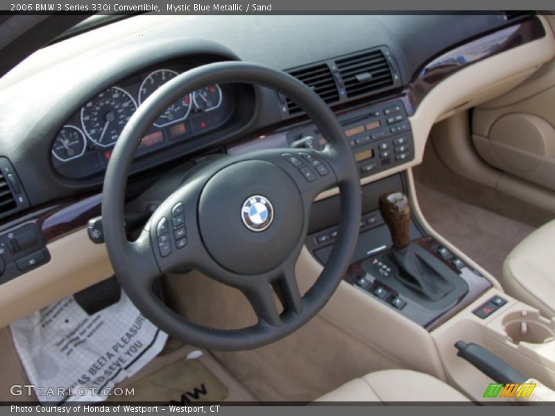 Mystic Blue Metallic / Sand 2006 BMW 3 Series 330i Convertible