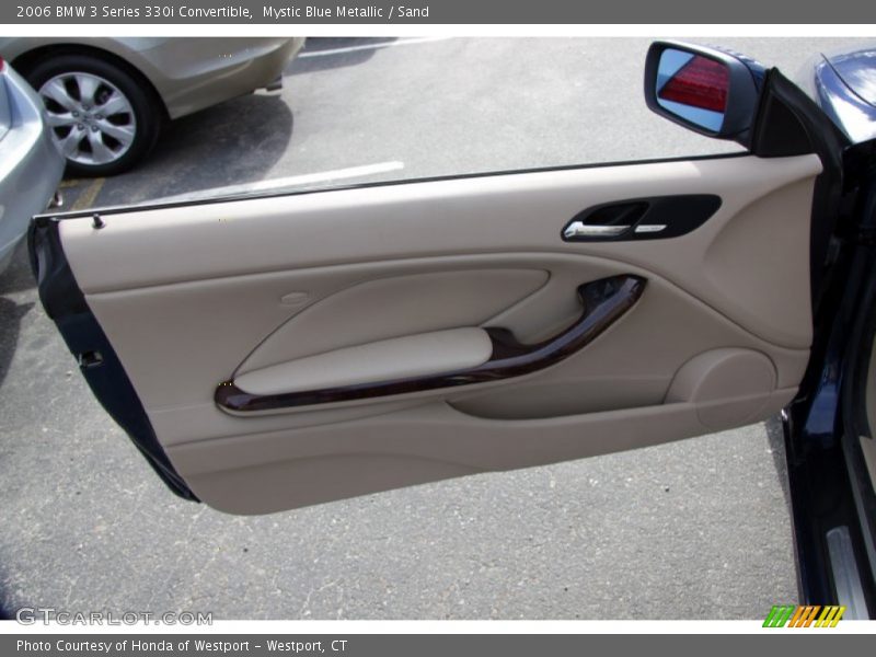 Mystic Blue Metallic / Sand 2006 BMW 3 Series 330i Convertible