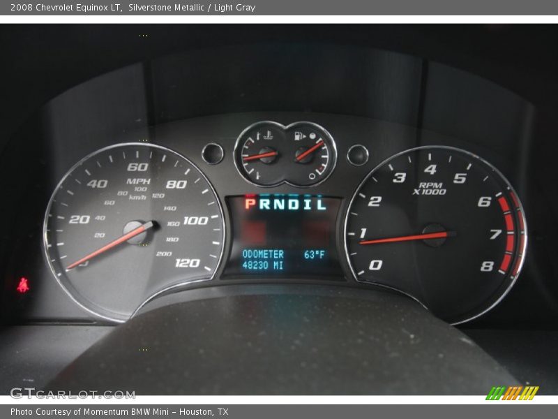 Silverstone Metallic / Light Gray 2008 Chevrolet Equinox LT