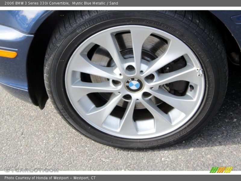 Mystic Blue Metallic / Sand 2006 BMW 3 Series 330i Convertible