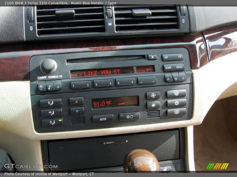 Mystic Blue Metallic / Sand 2006 BMW 3 Series 330i Convertible