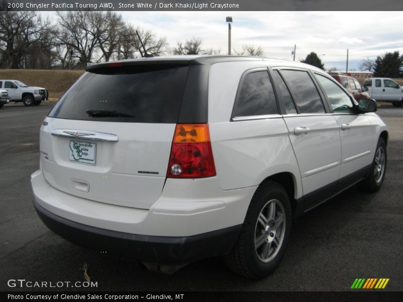 Stone White / Dark Khaki/Light Graystone 2008 Chrysler Pacifica Touring AWD