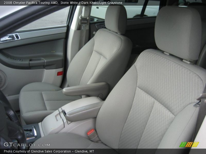 Stone White / Dark Khaki/Light Graystone 2008 Chrysler Pacifica Touring AWD