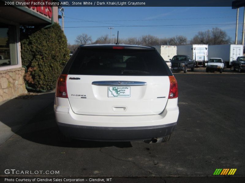 Stone White / Dark Khaki/Light Graystone 2008 Chrysler Pacifica Touring AWD