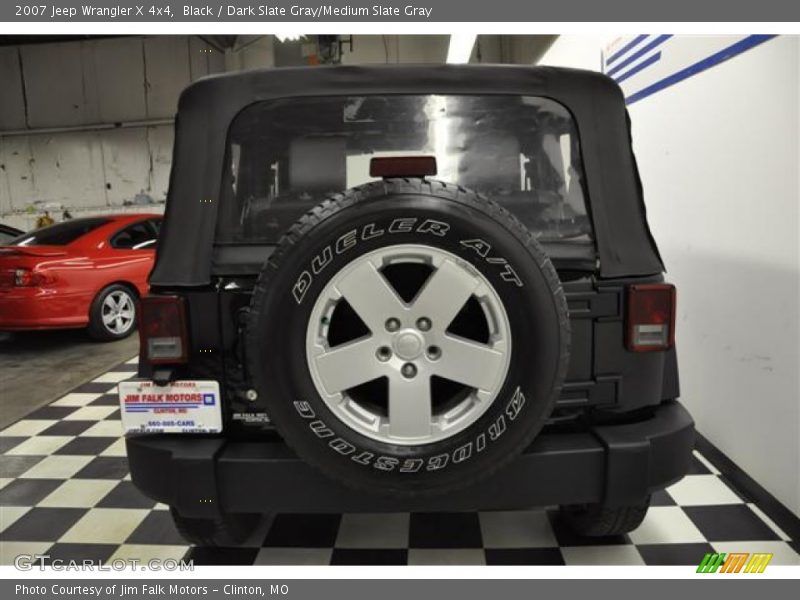 Black / Dark Slate Gray/Medium Slate Gray 2007 Jeep Wrangler X 4x4
