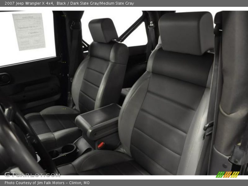 Black / Dark Slate Gray/Medium Slate Gray 2007 Jeep Wrangler X 4x4