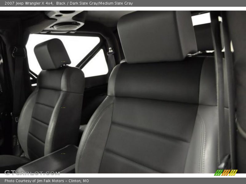 Black / Dark Slate Gray/Medium Slate Gray 2007 Jeep Wrangler X 4x4