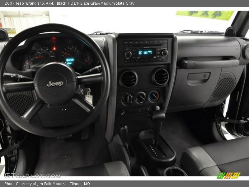 Black / Dark Slate Gray/Medium Slate Gray 2007 Jeep Wrangler X 4x4