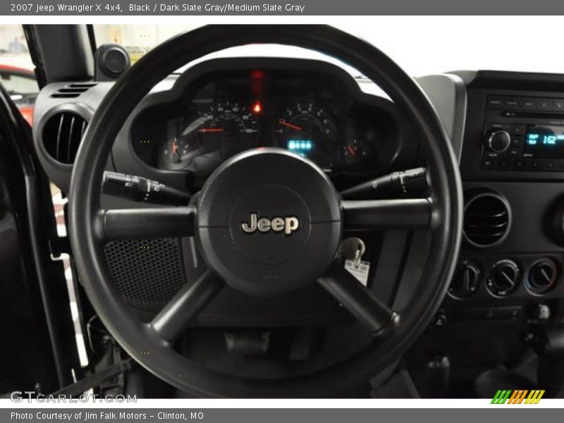 Black / Dark Slate Gray/Medium Slate Gray 2007 Jeep Wrangler X 4x4