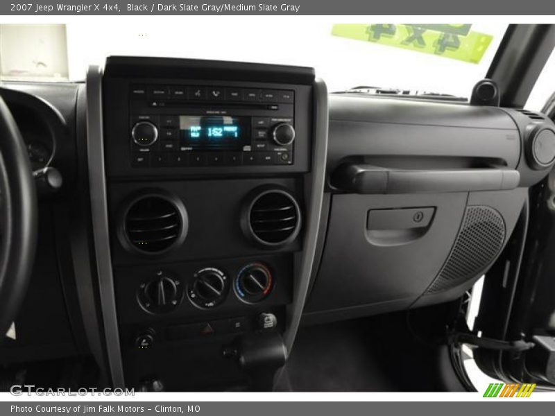 Black / Dark Slate Gray/Medium Slate Gray 2007 Jeep Wrangler X 4x4