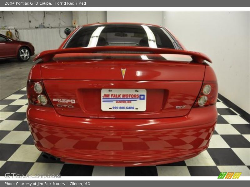 Torrid Red / Red 2004 Pontiac GTO Coupe