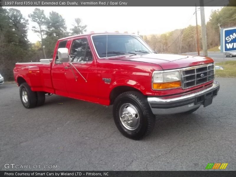 Front 3/4 View of 1997 F350 XLT Extended Cab Dually