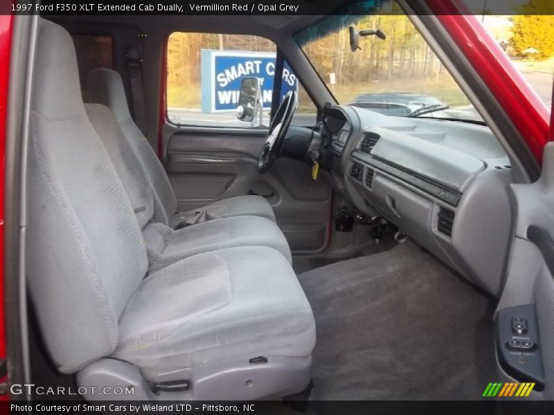  1997 F350 XLT Extended Cab Dually Opal Grey Interior
