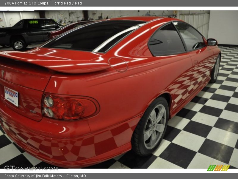 Torrid Red / Red 2004 Pontiac GTO Coupe