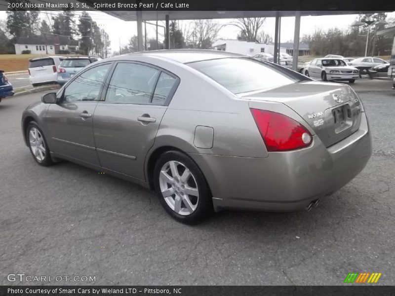 Spirited Bronze Pearl / Cafe Latte 2006 Nissan Maxima 3.5 SL