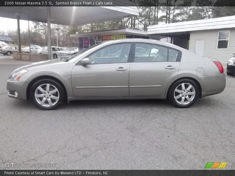 Spirited Bronze Pearl / Cafe Latte 2006 Nissan Maxima 3.5 SL