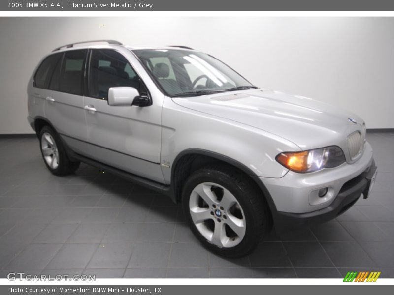 Titanium Silver Metallic / Grey 2005 BMW X5 4.4i