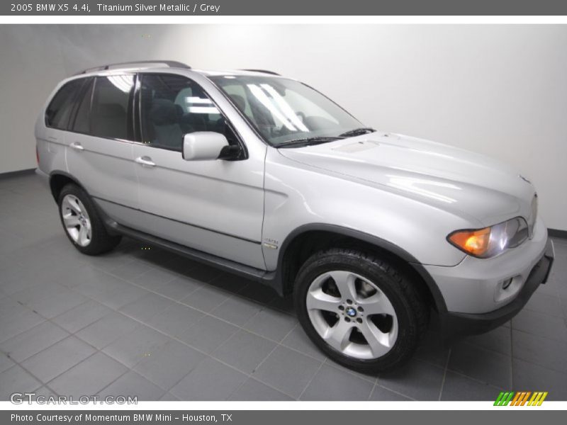 Titanium Silver Metallic / Grey 2005 BMW X5 4.4i