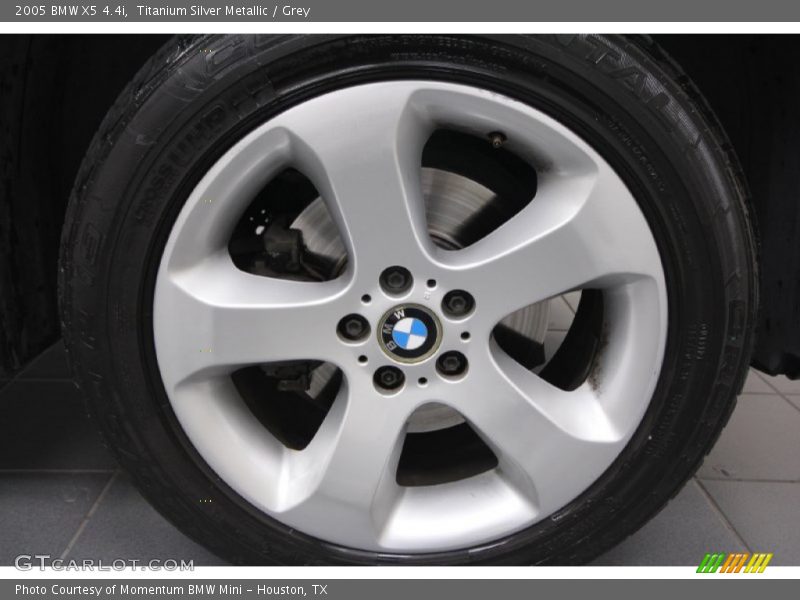 Titanium Silver Metallic / Grey 2005 BMW X5 4.4i