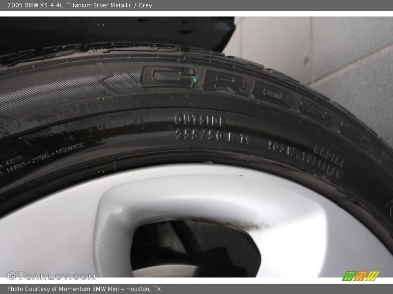 Titanium Silver Metallic / Grey 2005 BMW X5 4.4i