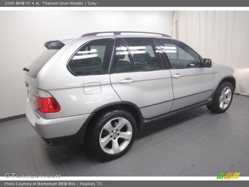 Titanium Silver Metallic / Grey 2005 BMW X5 4.4i