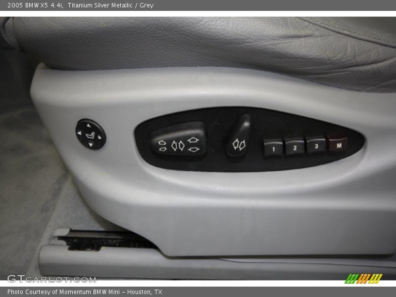 Titanium Silver Metallic / Grey 2005 BMW X5 4.4i