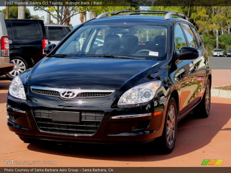 Midnight Black / Black 2012 Hyundai Elantra GLS Touring