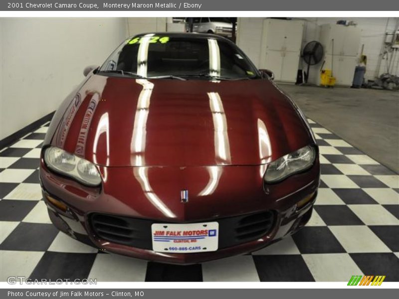 Monterey Maroon Metallic / Ebony 2001 Chevrolet Camaro Coupe