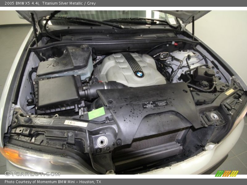 Titanium Silver Metallic / Grey 2005 BMW X5 4.4i