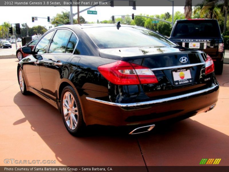 Black Noir Pearl / Jet Black 2012 Hyundai Genesis 3.8 Sedan