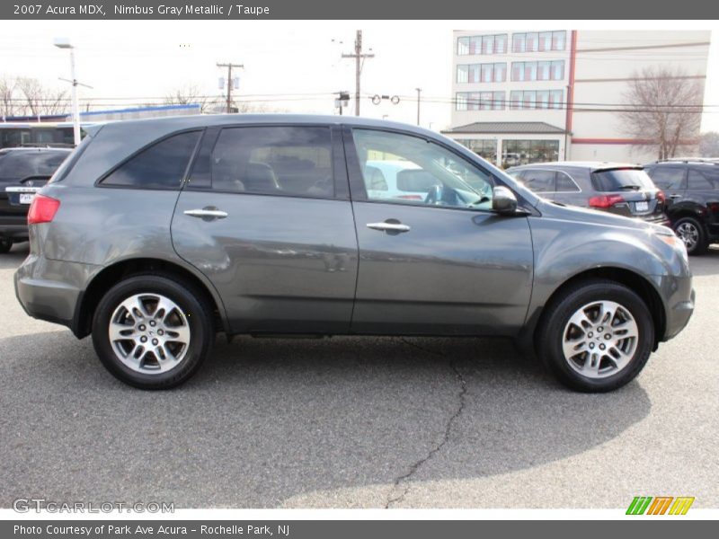 Nimbus Gray Metallic / Taupe 2007 Acura MDX