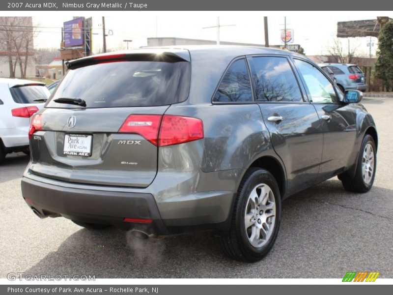 Nimbus Gray Metallic / Taupe 2007 Acura MDX