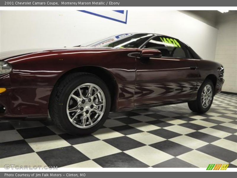 Monterey Maroon Metallic / Ebony 2001 Chevrolet Camaro Coupe