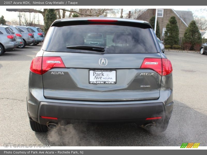 Nimbus Gray Metallic / Taupe 2007 Acura MDX