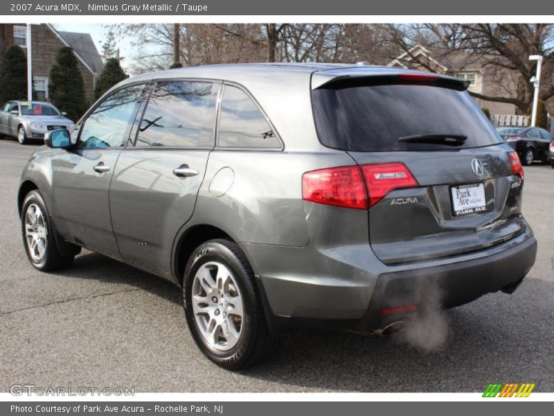 Nimbus Gray Metallic / Taupe 2007 Acura MDX